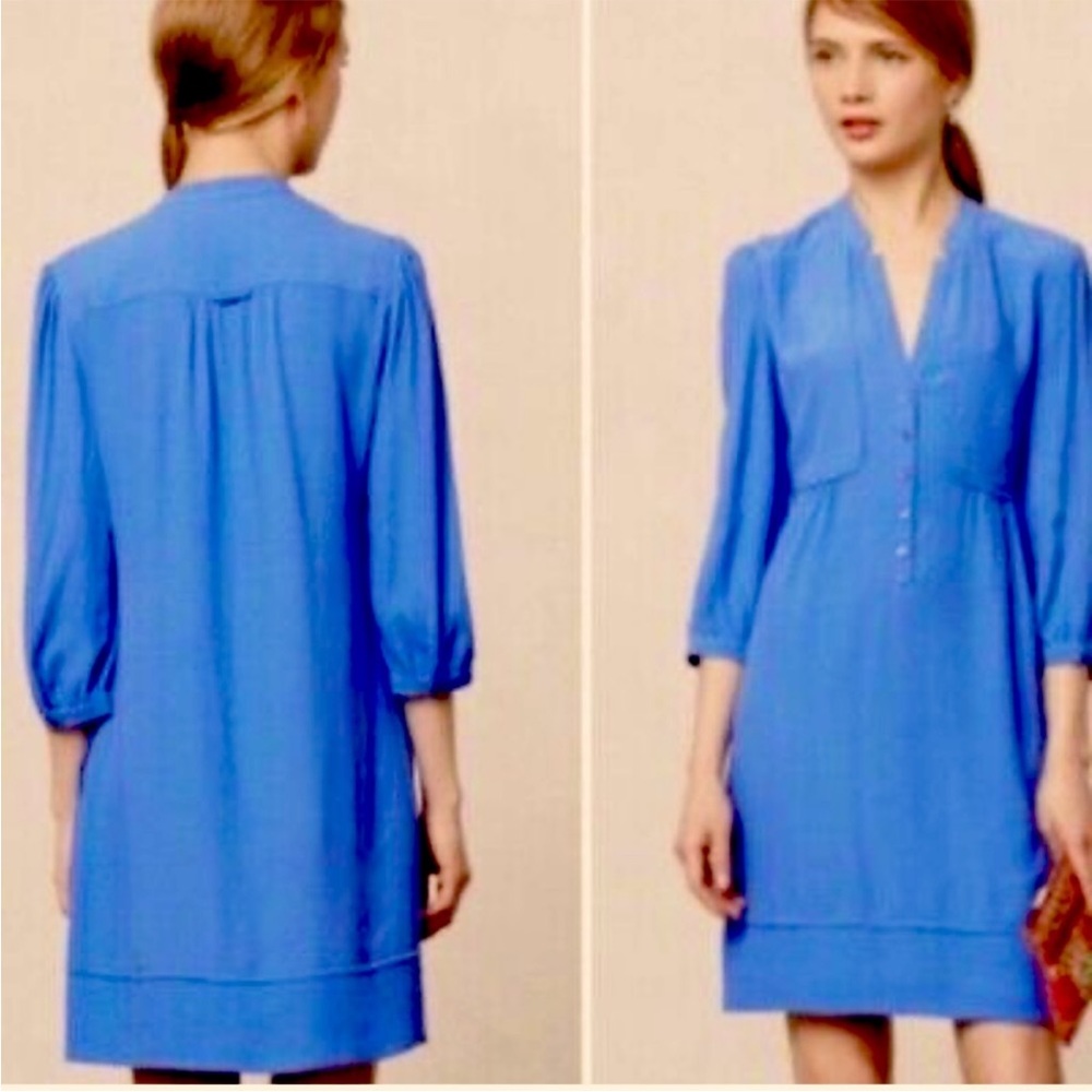 Anthropologie; MAEVE; crepe shift dress